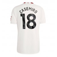 Camiseta Manchester United Casemiro #18 Tercera Equipación Replica 2023-24 mangas cortas